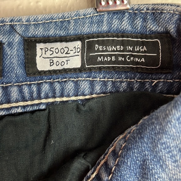 Miss Me jeans size 30 rhinestones distressed medium wash - Picture 9 of 11